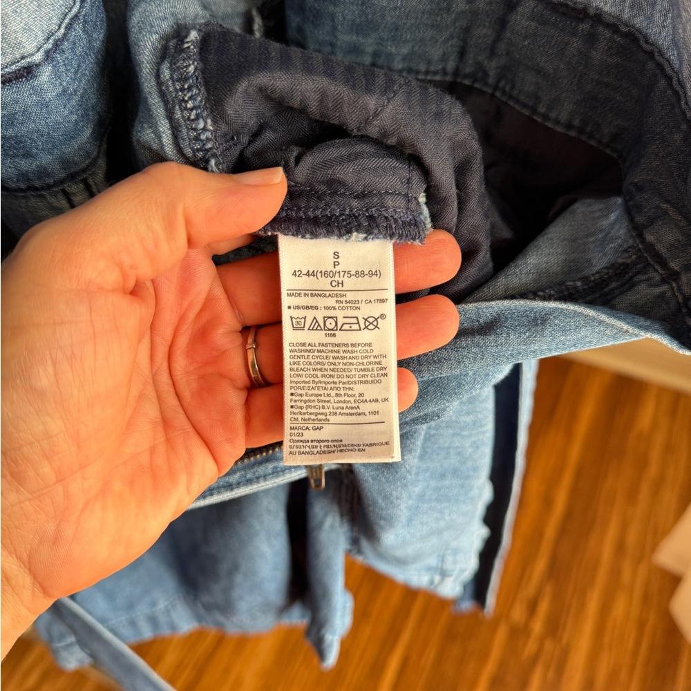 GAP Blue Denim Jumpsuit - Picture 8 of 12